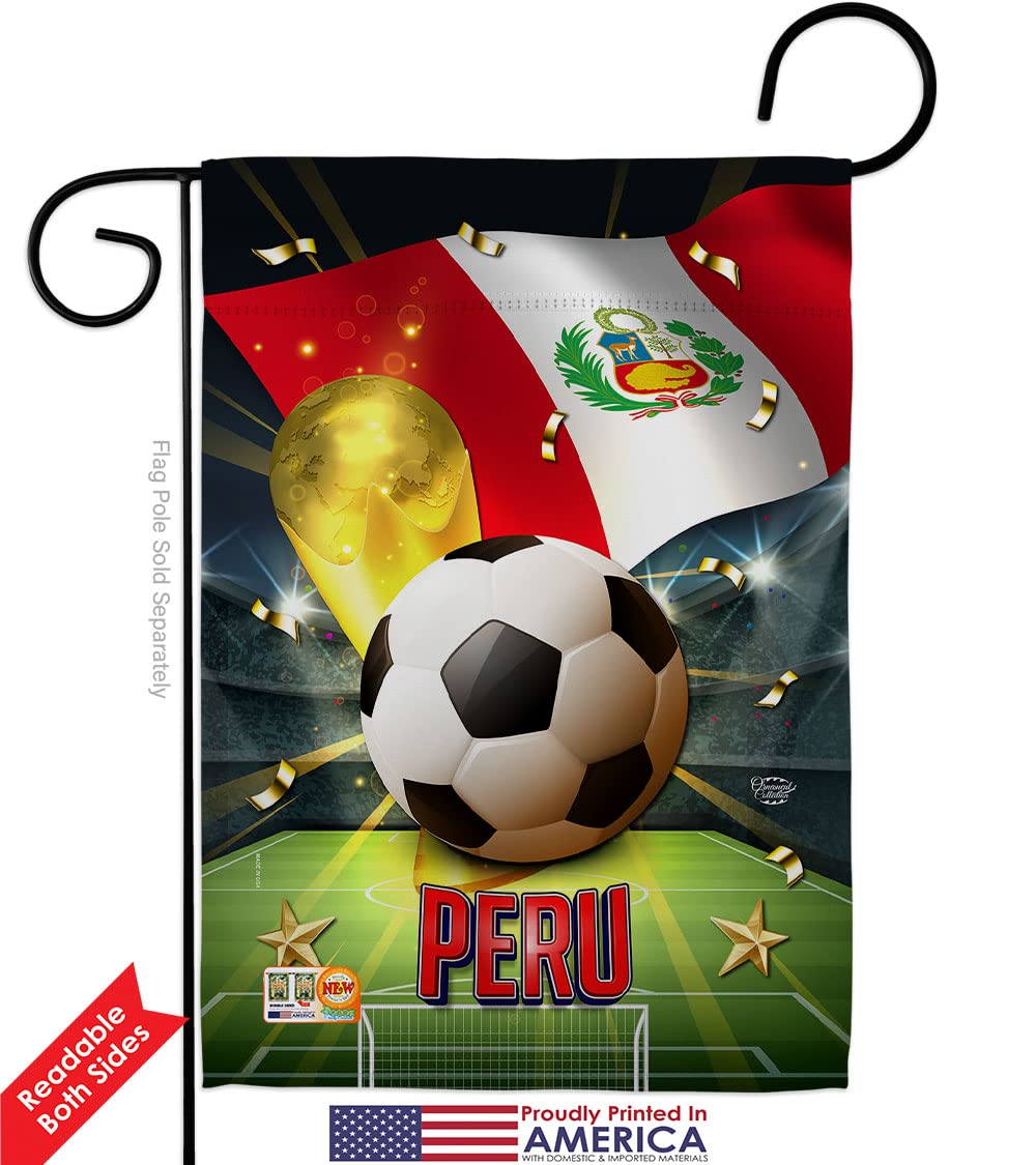 Double-Sided USA Made Soccer House Flag – Weather-Resistant Yard Banner For Sports Fans & Garden Decor