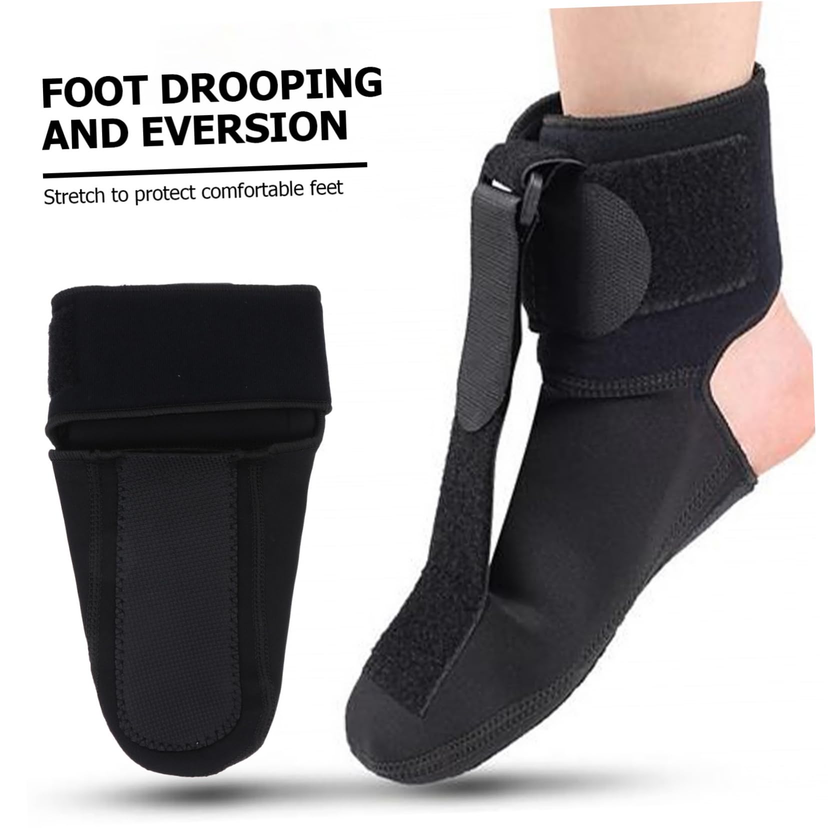 IWOWHERO Foot Drop Correcting Brace Ankle Foot Orthosis Orthosis Comfortable to Wear