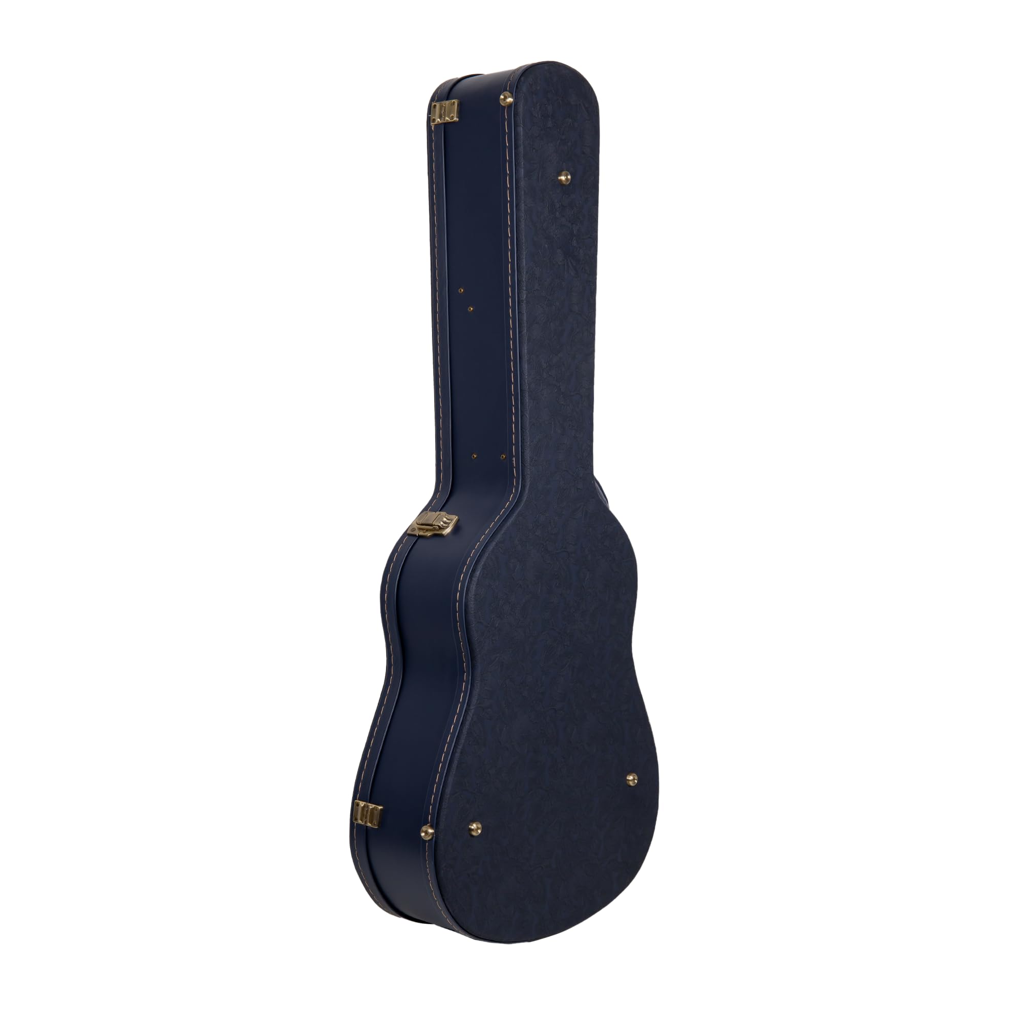 Crossrock Relief Series-CRW630-Acoustic, con superficie altamente strutturata, pelliccia sintetica visone, chiusure in acciaio inox – blu oceano (CRW630DOB)