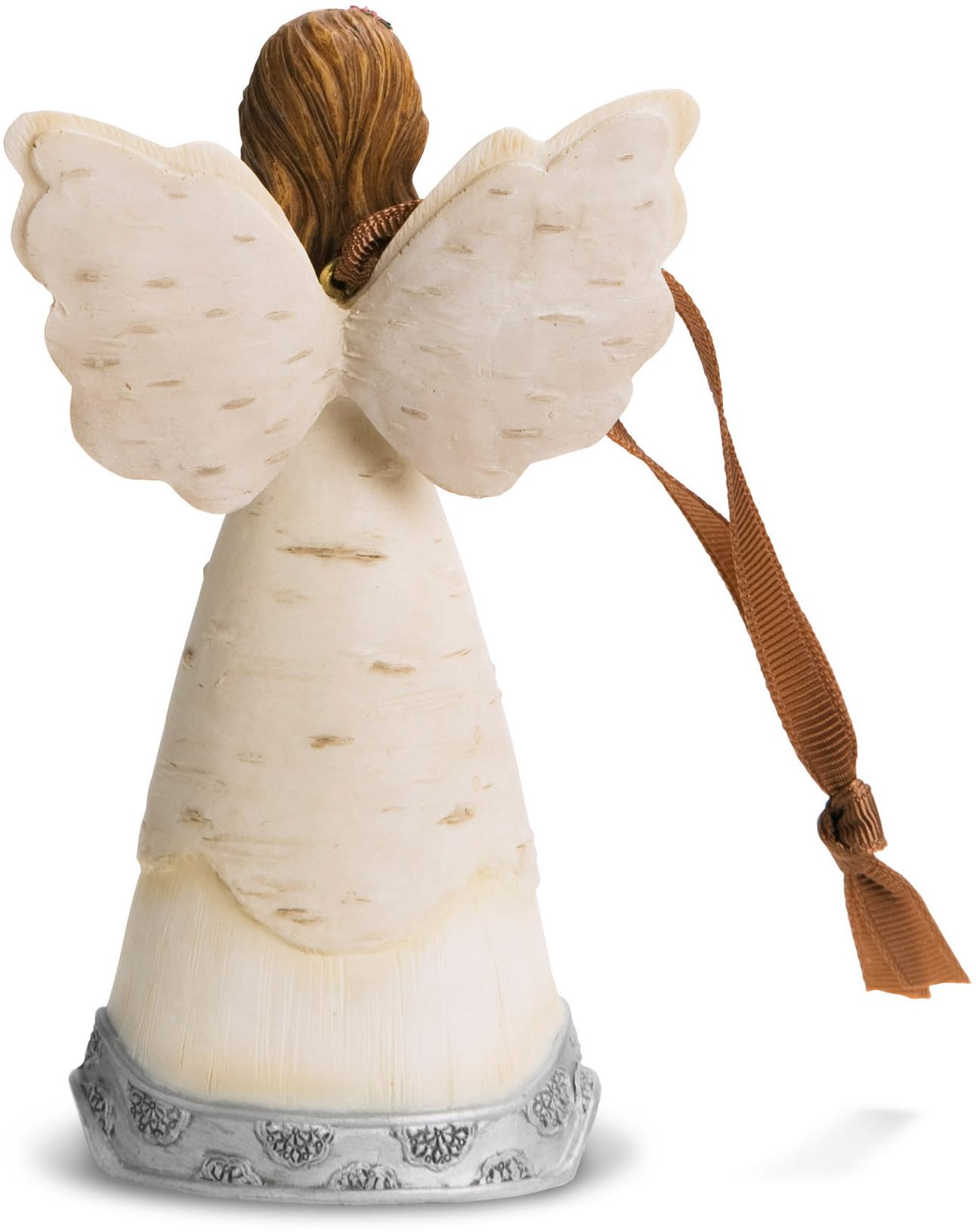 Pavilion Gift Company 82350 Niece Ornament/Angel Figurine, 4-1/2-Inch, Silver, Beige, Yellow, White, Green, Silver, Black, Brown - Image 2