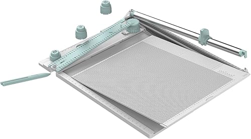 Sizzix Tabla de puntuación y recortadora (11.8 in x 11.8 in)  Herramienta para crear sobres, cajas 3D, recortar y medir  665797, tamaño único,