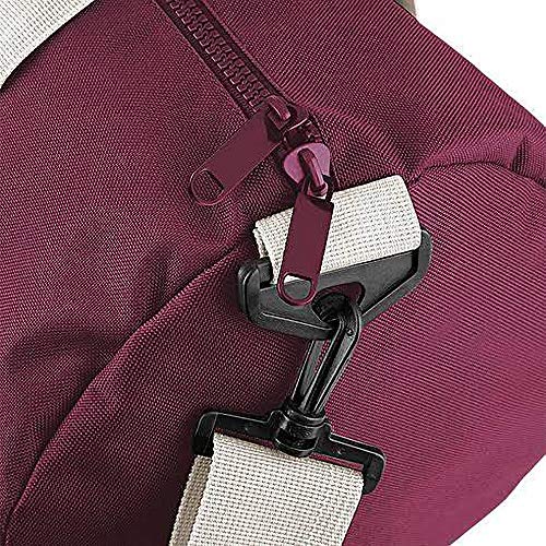 Plain Varsity Barrel/Duffel Bag (20 Liters) (One Size) (Kelly Green/Off White)2