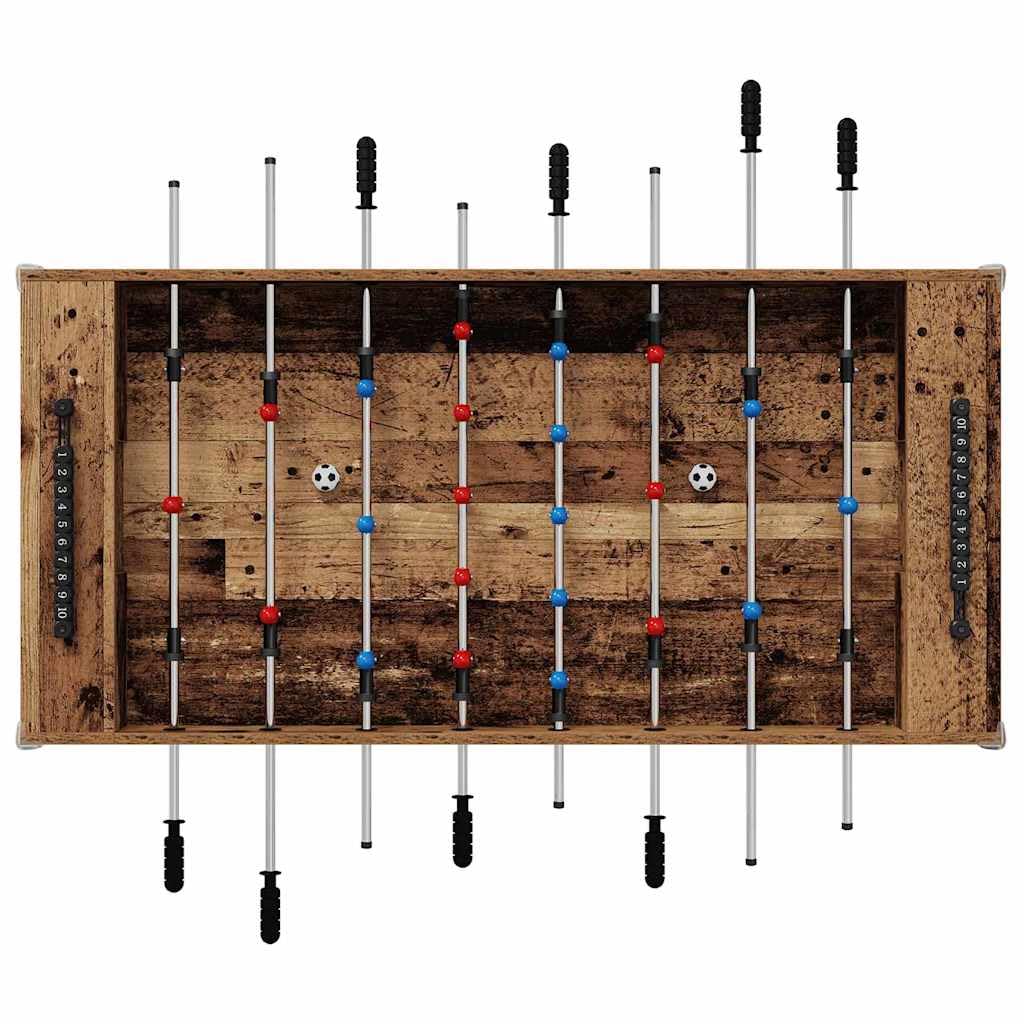 Genérico Mesa de Futbolín Madera Vieja 125 x 60,5 x 80 cm,Deportes,Juegos de Interior,Futbolín,Mesas de futbolín-858891