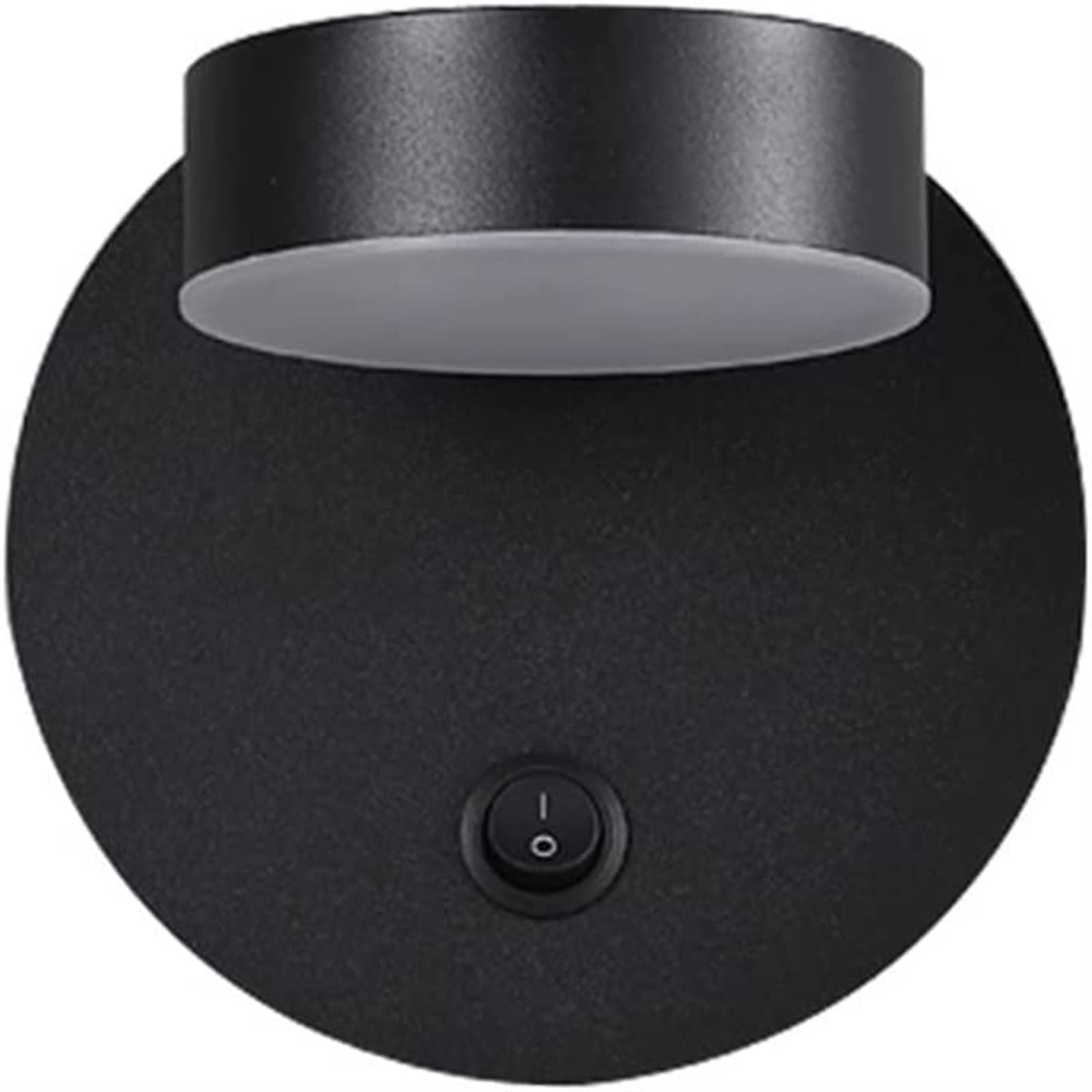 Lampe murale LED noire 7W orientable avec interrupteur intégré