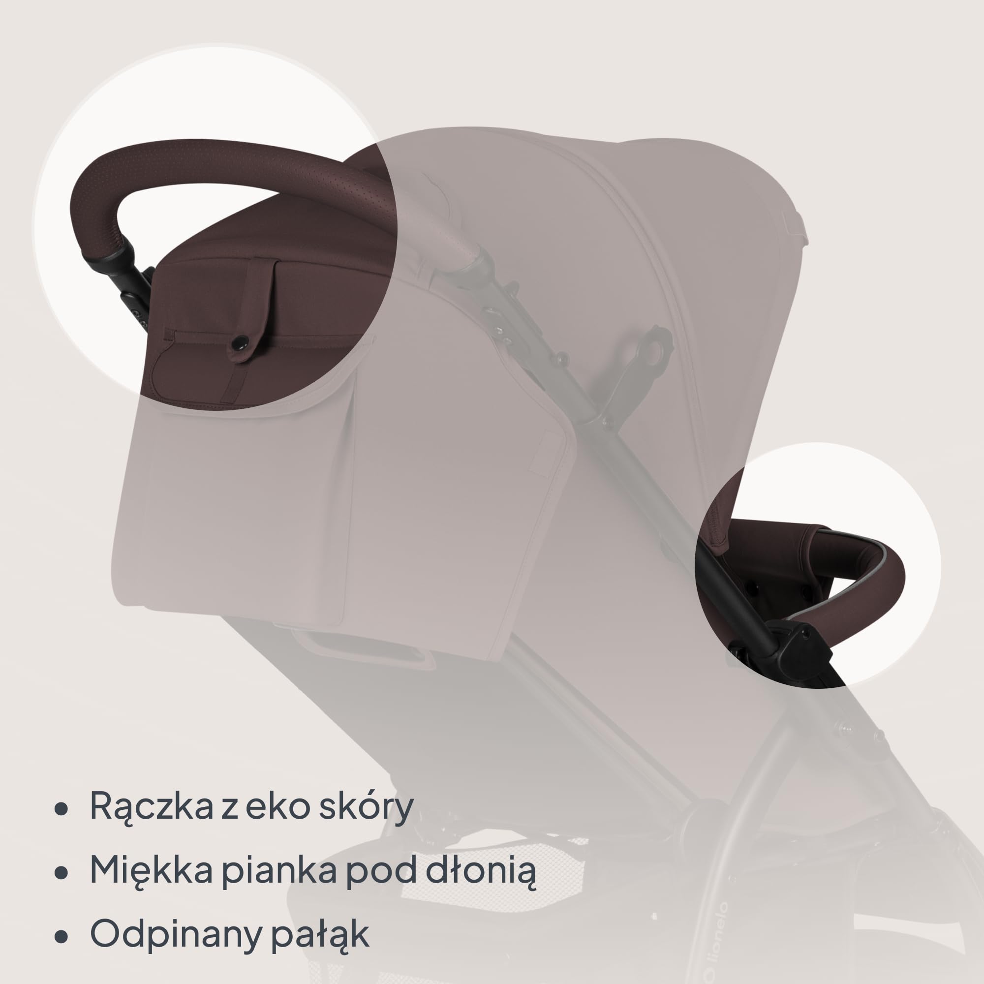 Lionelo Annet Plus wózek dziecięcy typu buggy od urodzenia do 22 kg, funkcja rozkładania, kompaktowy, składany, duże koła EVA z zawieszeniem