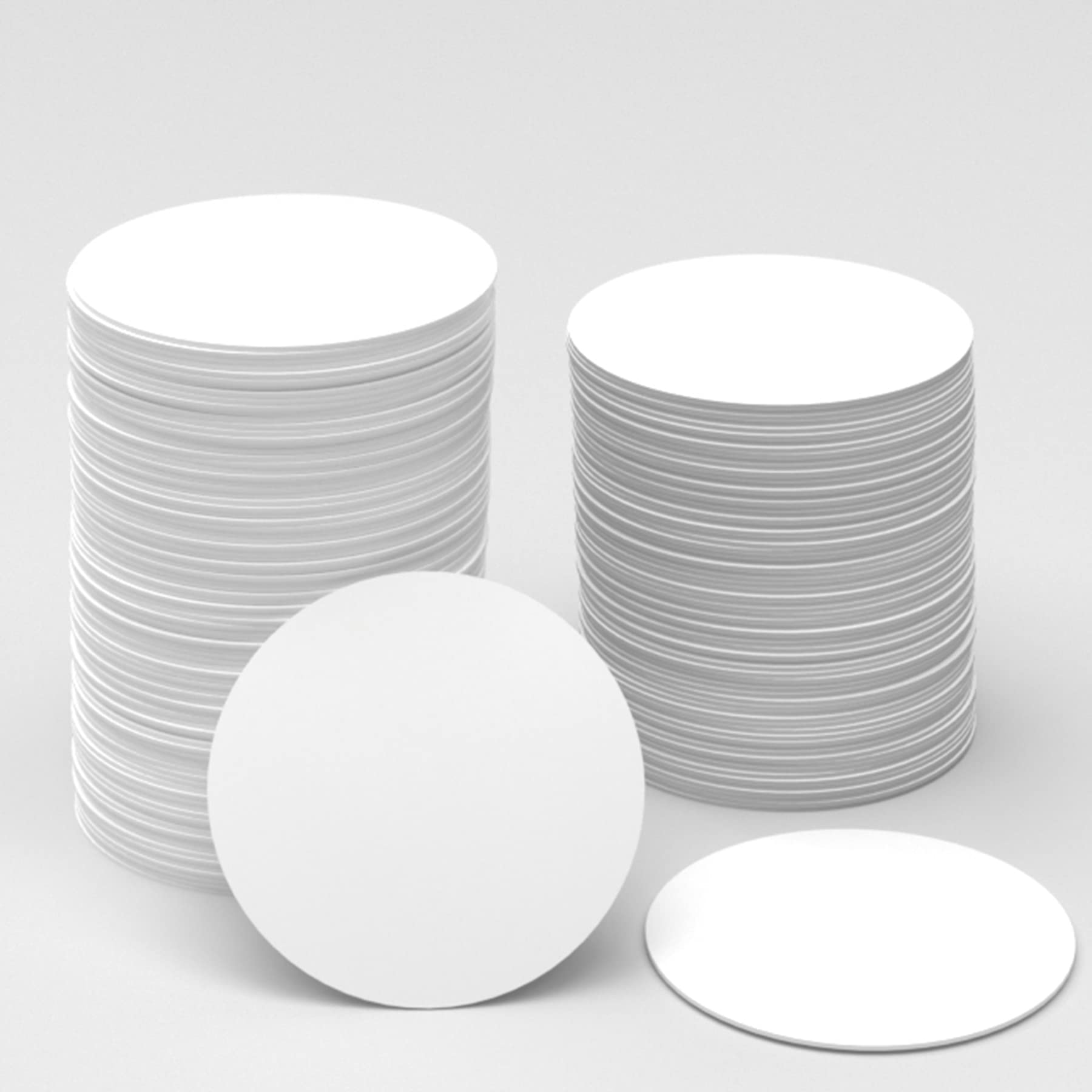 NFC Tags,NXP NTAG 215 Blank PVC NFC Coin Cards,504 Bytes Memory,Fully Compatible with TagMo Amiibo and All NFC Enabled Mobile Phones & Devices-(100Pcs)-30mm(1.18 inch)