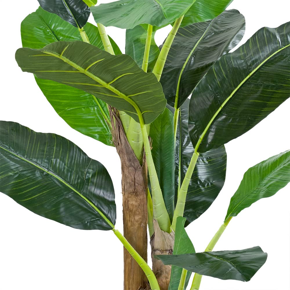 Amazon.de: Decovego knstlicher Bananenbaum, Kunstpflanze, 190 cm, knstliche  Bananenpflanze aus Kunststoff & Echtholz, pflegeleicht &  allergikerfreundlich