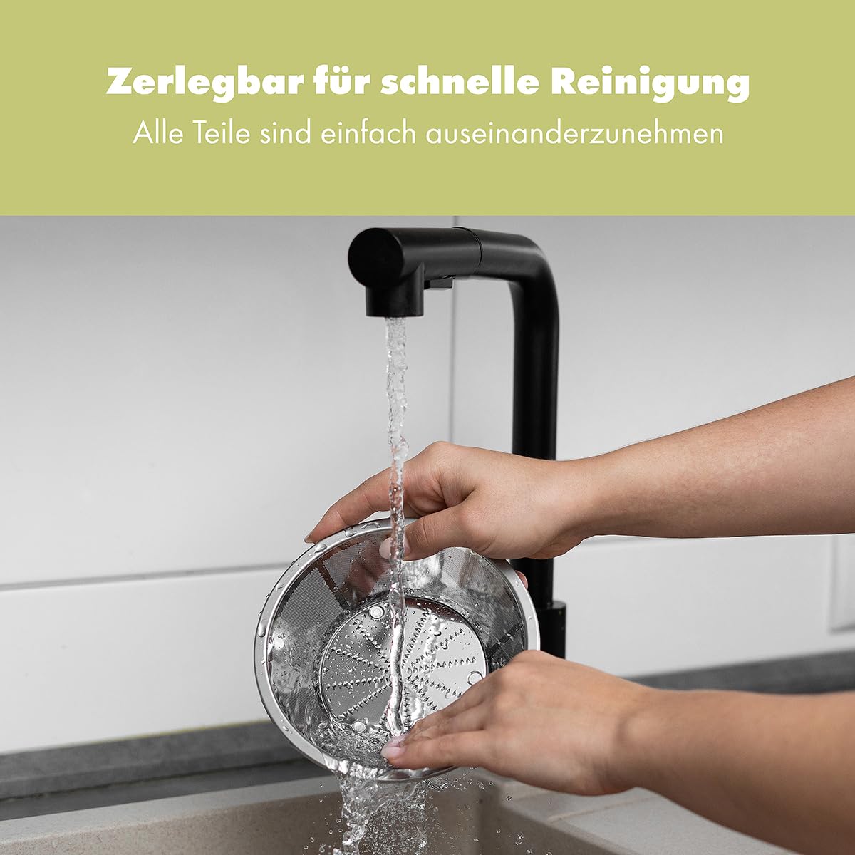 Bomann® Entsafter | ganze Früchte zerkleinern | großer Einfüllschacht | Slow Juicer | Tropfstopp für sauberes Arbeiten | einfache Reinigung | 1000W | Entsafter Gemüse und Obst | Juicer | AE 1917 CB