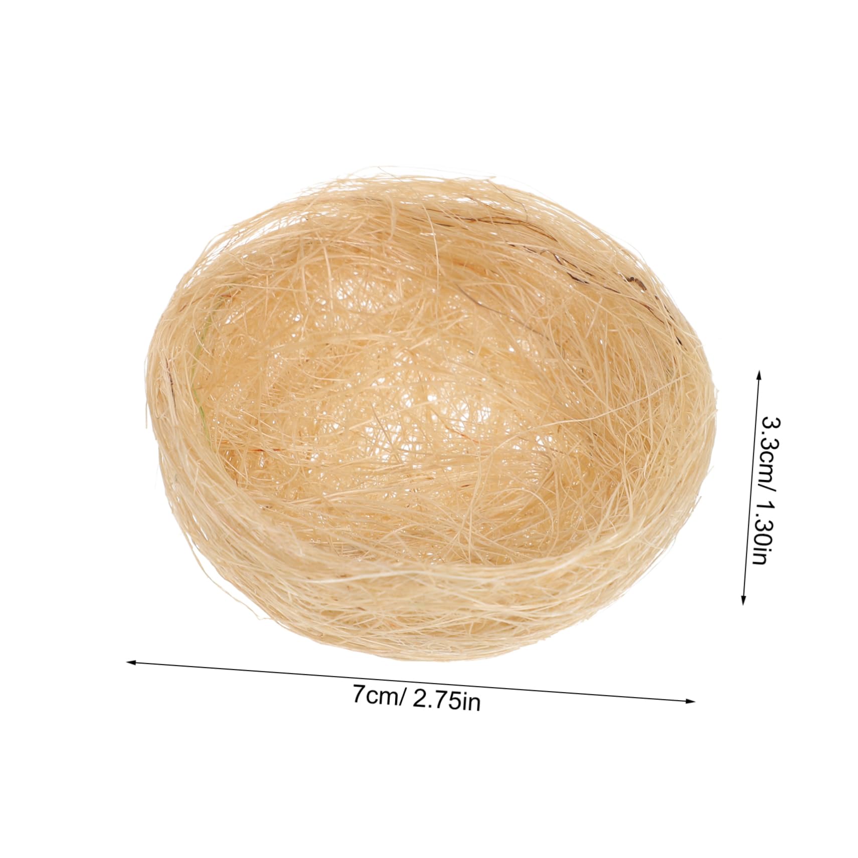 Toddmomy 10Pcs Simulated Bird Nest Artificial Rustic Nests for Garden Decoration Craft Projects Party Ornaments and Easter Supplies - Image 2