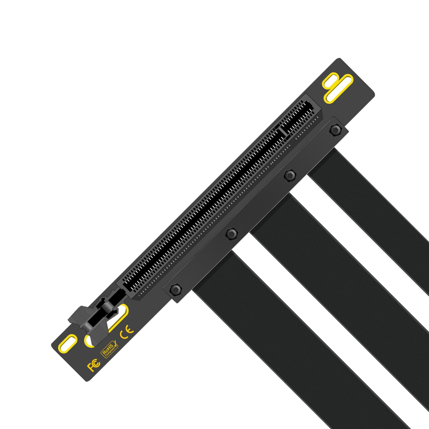 Amazon.com: GLOTRENDS PCIe 5.0 X16 GPU Riser Cable Length 200mm