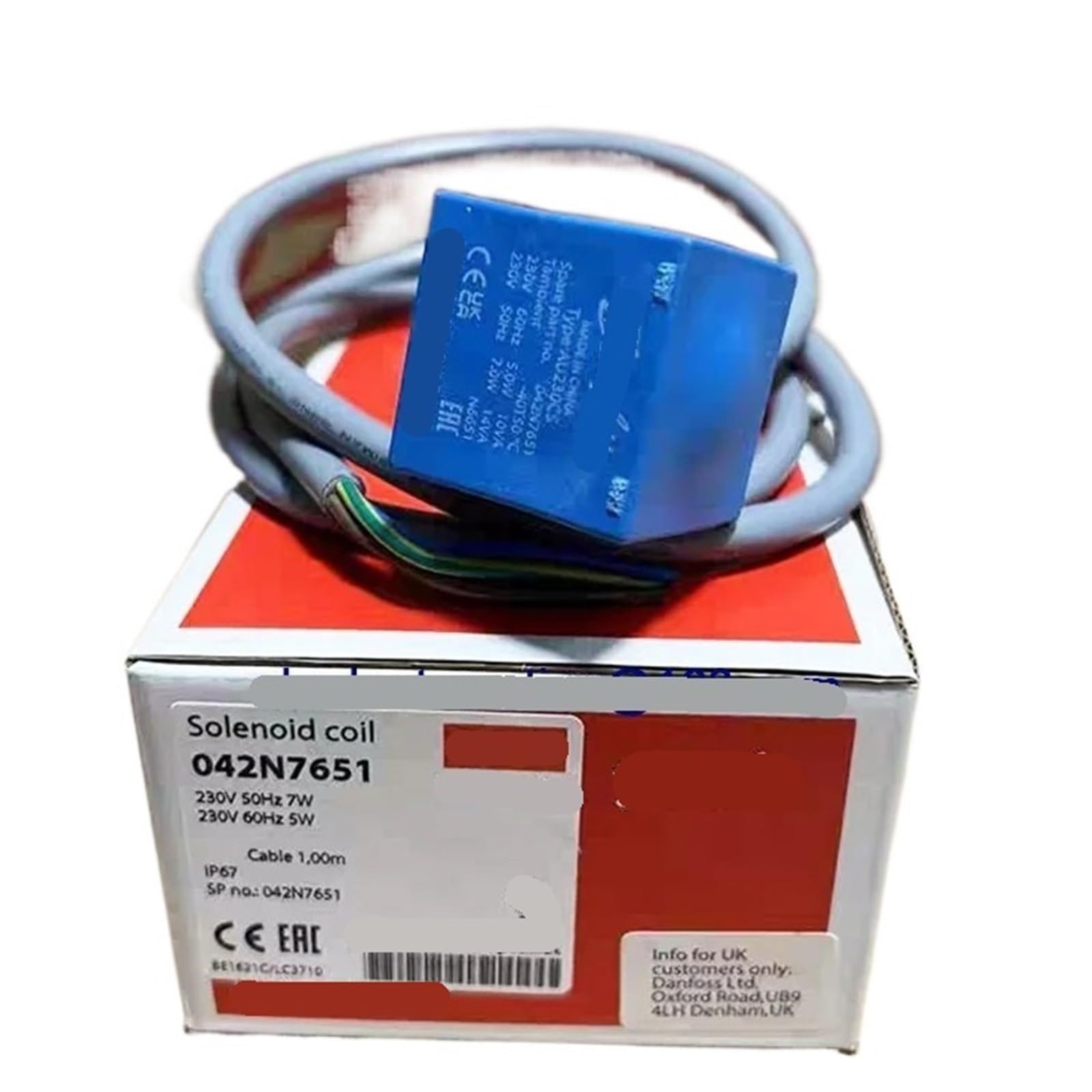 EAHWCXSD 1PCS Solenoid Valve Coil 032B5021 042N7604 042N7651(042N7604)