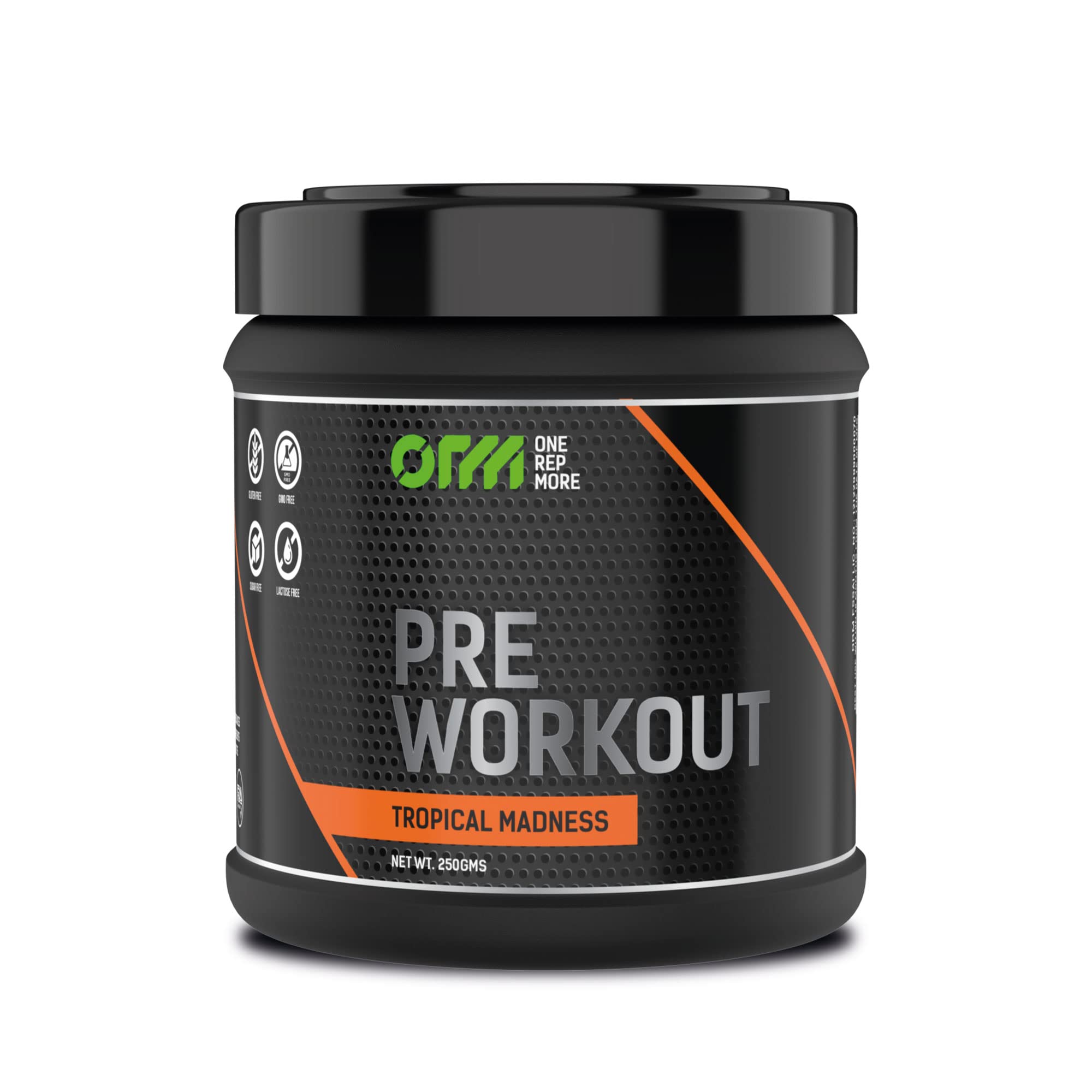 Buy ONE REP MORE PreWorkout Powder with LArginine Alpha, LCitrulline