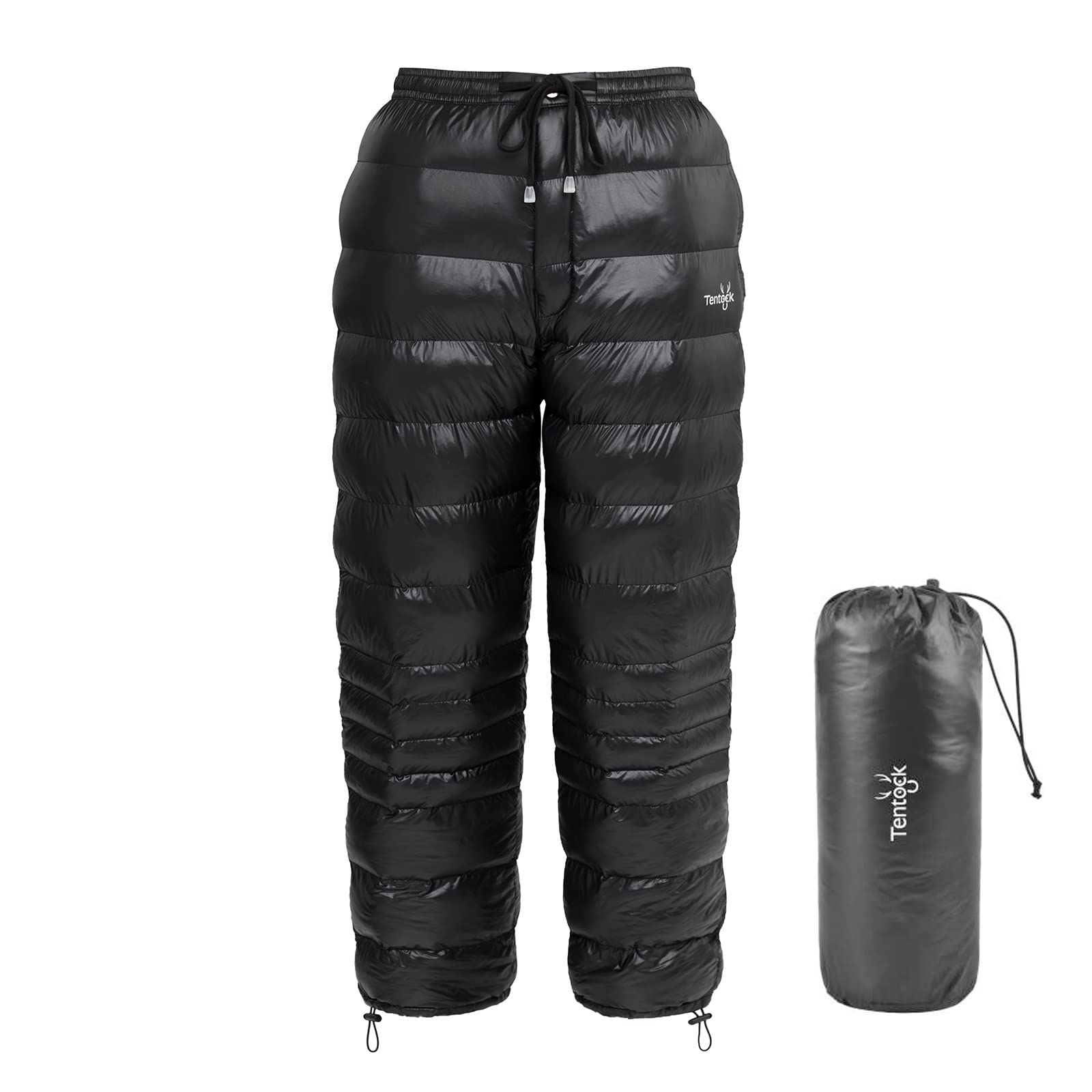 Tentock Winter Down Pants Pantaloni Invernali in Piumino Caldi Pantaloni da Neve Comprimibili Pantaloni Sportivi da Campeggio All'aperto Down Taddea Pants