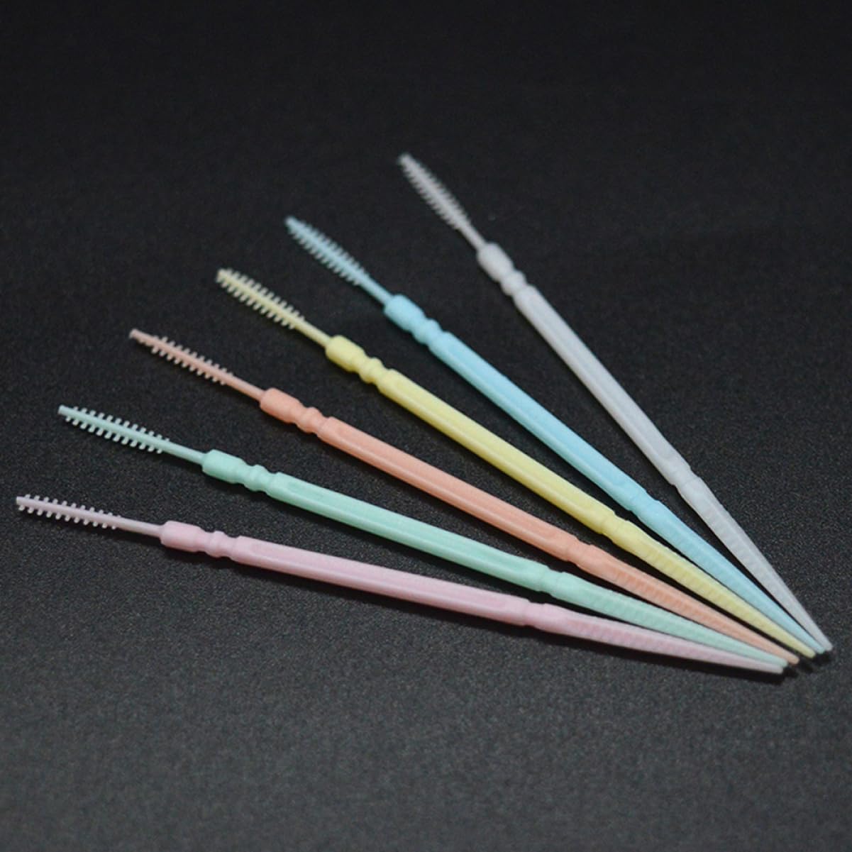 Luxshiny 1060 Palillos de Dientes de Doble Punta de PP para Limpieza Interdental sin Dañar Encías, Diseño Ecológico Cepillo de Pescado y Punta Cónica para Cuidado Bucal Diario