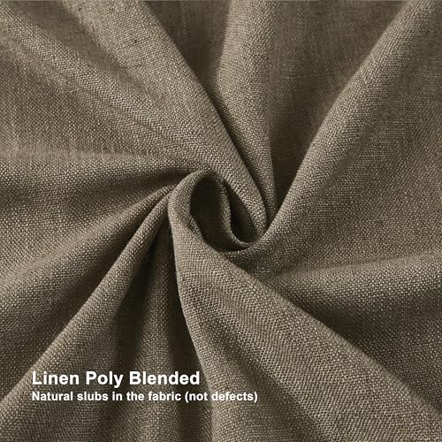 Vision Home Brown Pinch Pleated Light Filtering Curtains 112 inch Length - image 4