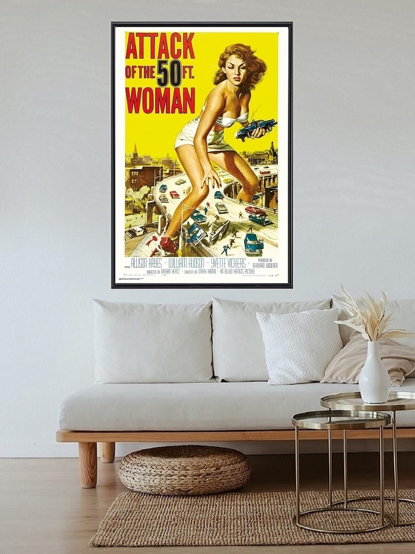 Amazon.co.jp: 妖怪巨大女 映画ポスター ATTACK OF THE 50FT WOMAN US