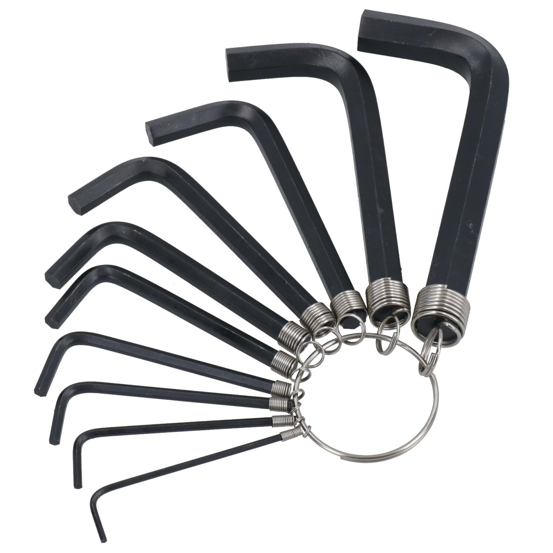 Ab Tools Metric Allen Hex Key Set On A Key Ring Wrench 10Pc 1.5Mm – 10Mm Size 0.4960400895