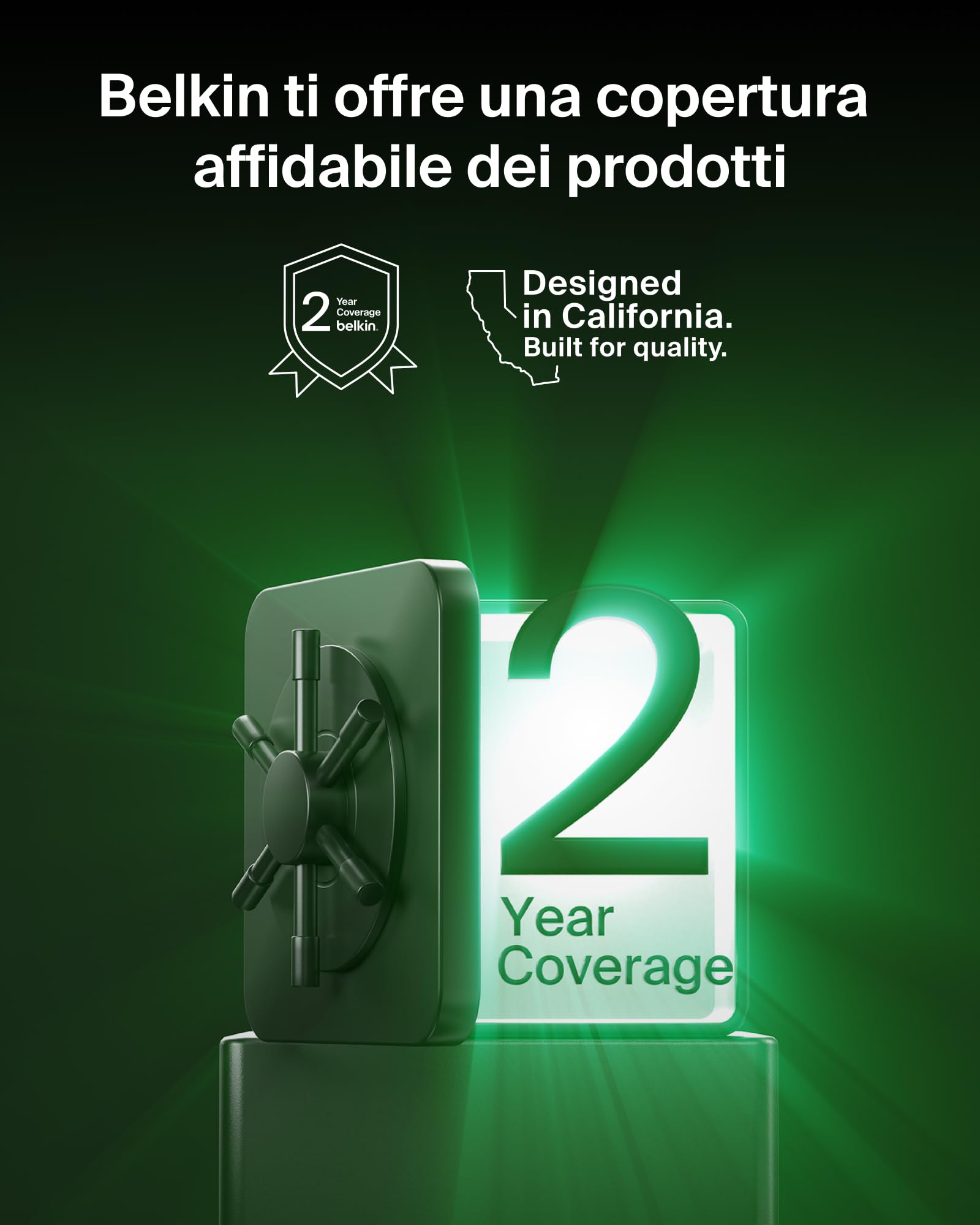 Belkin UltraCharge Chargeur Magnétique Qi2 25 W, Chargeur Sans Fil Rapide, MagSafe Avec Technologie De Refroidissement Passive, Support Pour L'iPhone 17 (Tous Modèles), Pixelsnap, AirPods Pro - Noir