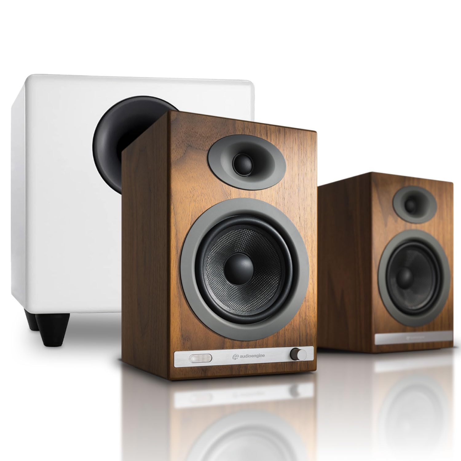 Amazon.com: Audioengine HD5 Walnut 150W Bluetooth Bookshelf