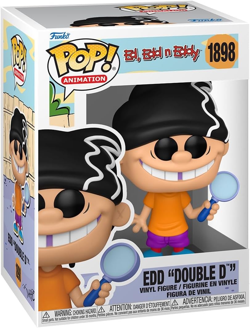 Funko Pop Animation: Ed, Edd n Eddy Double D Vinyl Figure - 4.1" Collectible for Cartoon Fans & Collectors
