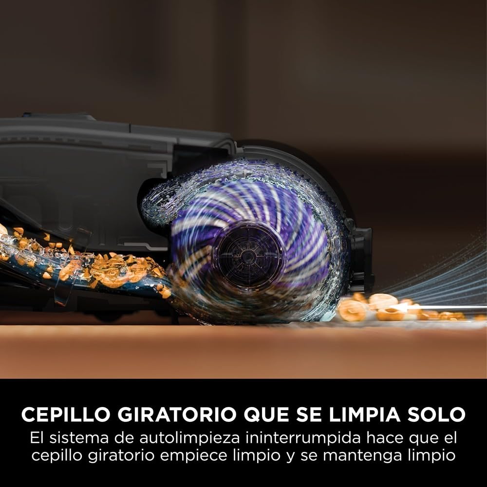 Shark HydroVac Aspiradora Mopa sin Cable para Limpieza en Seco y Húmedo - Aspira, Friega y se Autolimpia - Cepillo Antimicrobiano para Suelos Duros - Gris, WD210EU