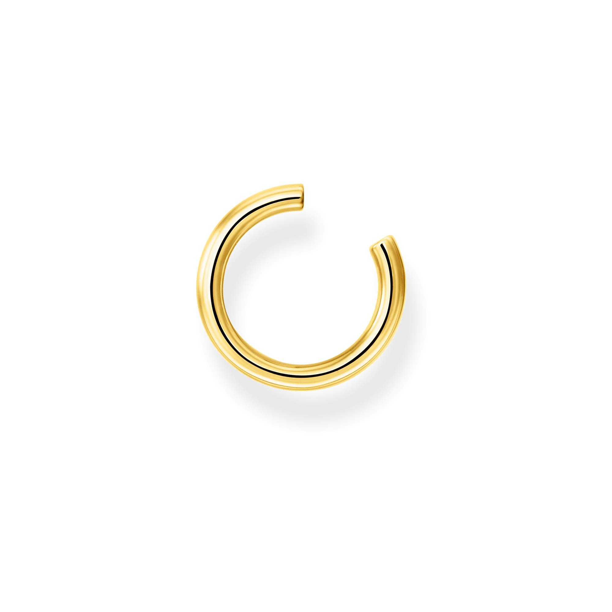 THOMAS SABO Ohrklemme 925 Sterlingsilber, 750 Gelbgold Vergoldung