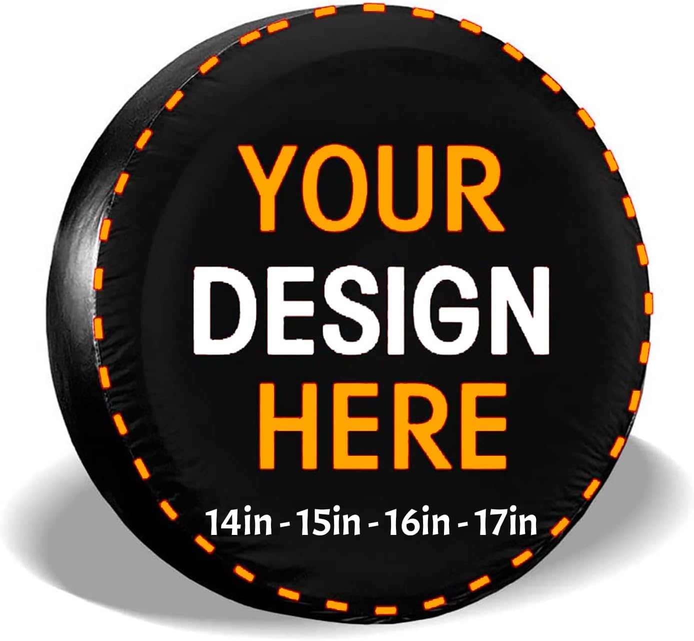 Custom Spare Tire Cover Add Your Own Text Logo Image