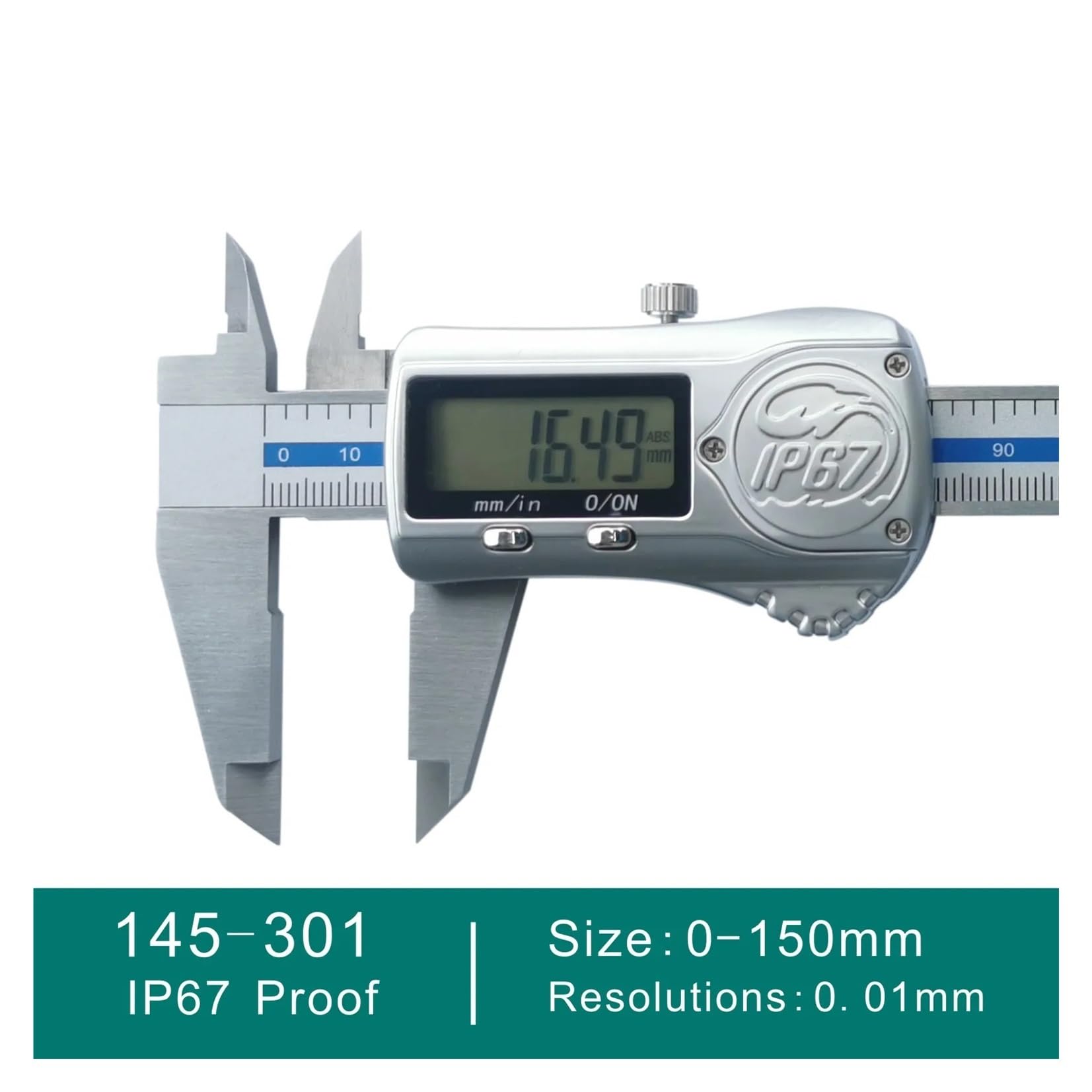 Calibrador Digital electrónico Vernier IP67 de 0-150 mm/6" de Alta precisión IP54. Calibrador Digital de 200 mm y 0,01 mm (IP67 de 0-150 mm).