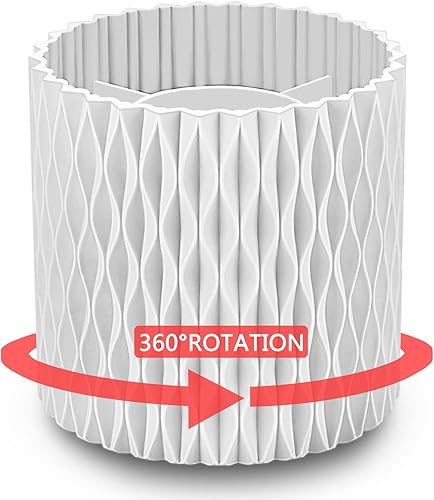 YCROJBK Portalápices para bolígrafos soporte de rotación de 360 grados para el hogar y la oficina multifuncional de 5 compartimentos organizador