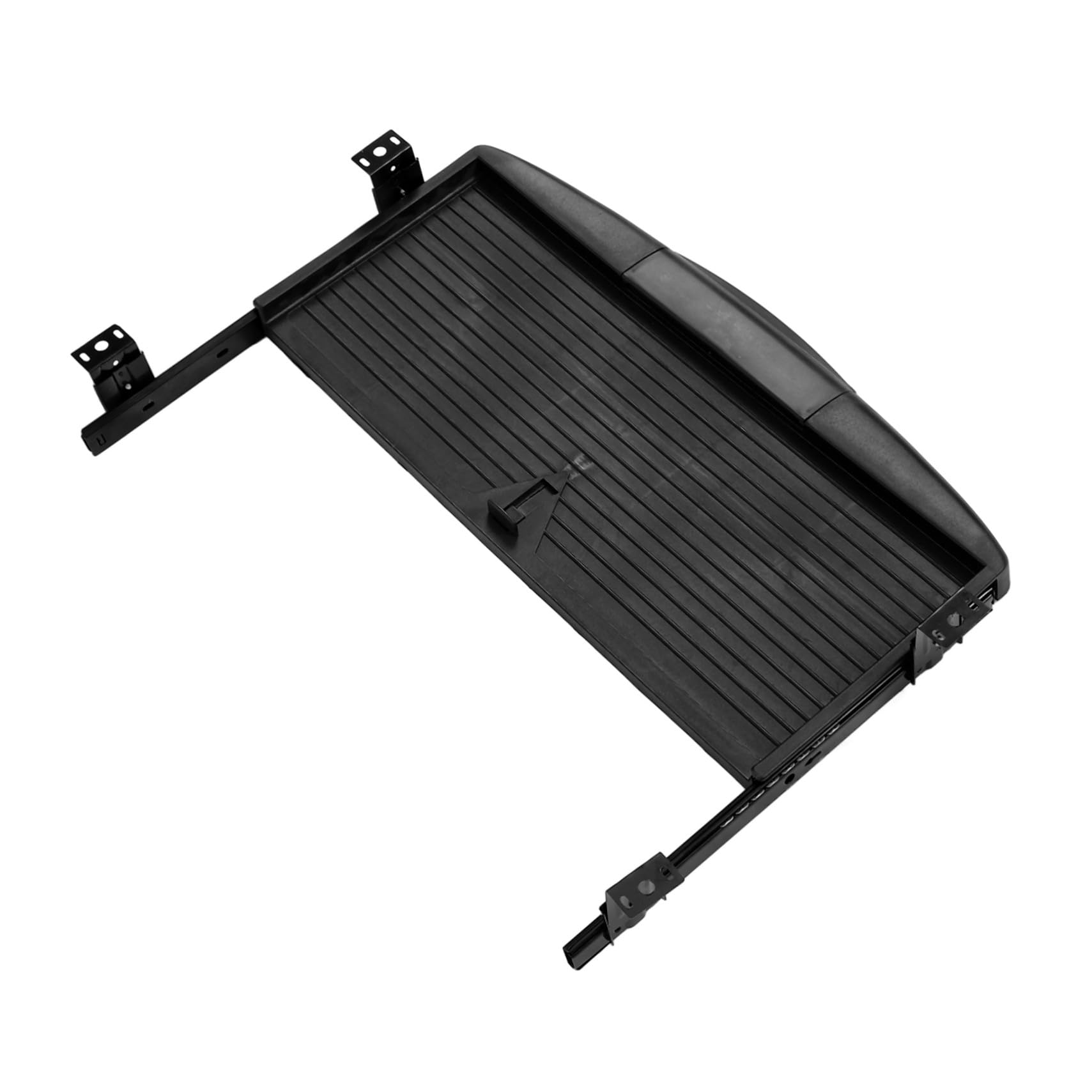 Bandeja Teclado Extraíble bajo Escritorio Plástico y Metal Resistente Organizador Oficina Montaje sin Taladro