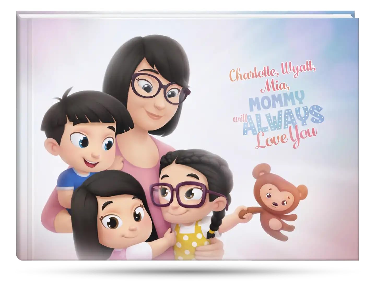 Hooray Heroes | Personalized Story Gift for Mom + 3 Kids | Always My Baby