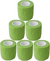 Vista 22 de Baisunt Paquete de 6 vendajes cohesivos de 1 pulgada, cinta autoadhesiva autoadhesiva autoadhesiva transpirable para muñeca, tobillo, deportes