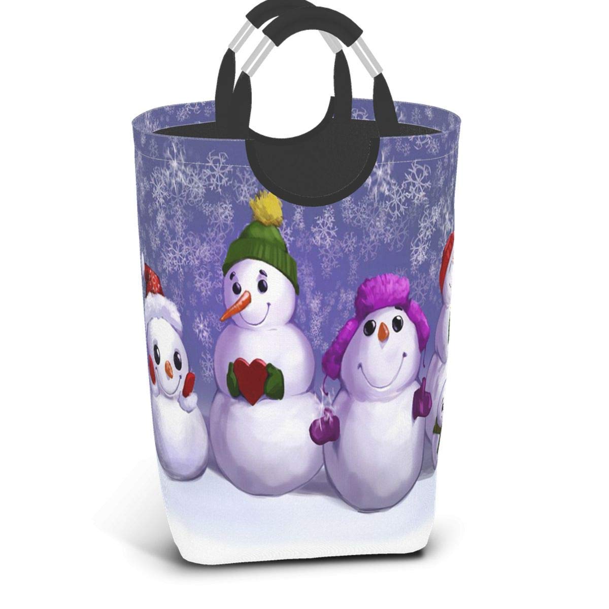 Panier à linge bonhomme de neige pliable pour dortoir et chambre d'enfant