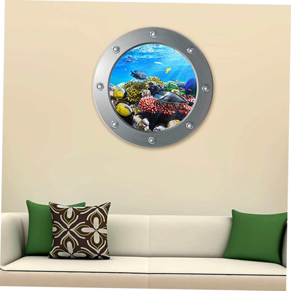 Tofficu 3 Set Adesivo Animale Marino Per Squali Ragazzo Creature Parete Blu Decalcomanie Sottomarine Adesivi Murali Rimovibili Decalcomania Sotto Il Mare Adesivo Decorativo Pvc 4 Pezzi * 3