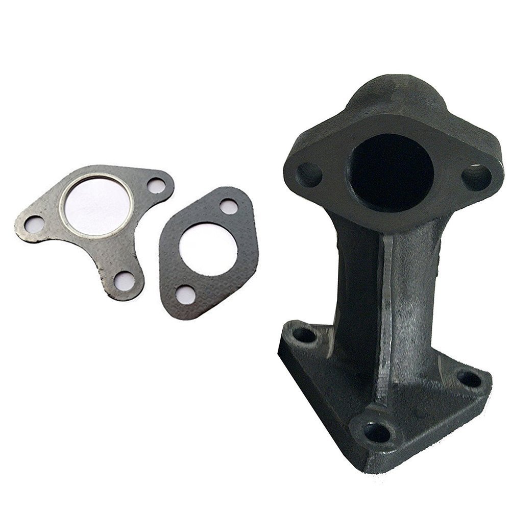 Silenziatore di scarico con tubo di scarico compatibile con motori 11HP 13HP GX340 GX390