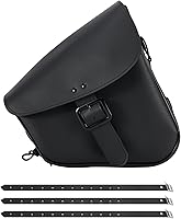 Vista 10 de Bolsas de sillín de motocicleta de cuero sintético solo Swing Arm Bag impermeable