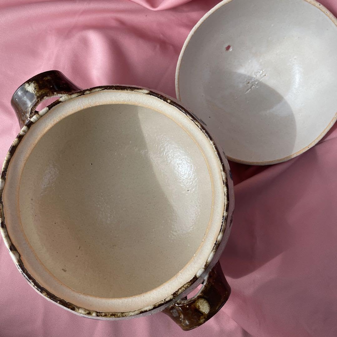 土鍋　萬古焼　利行 黒釉線紋6号鍋 ＜ 和食器 和陶器の店 器楽庵