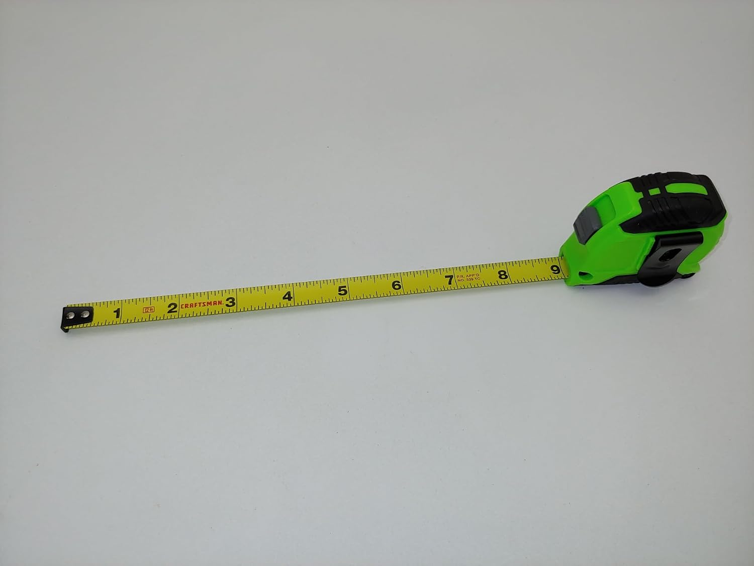 Craftsman 12' High Visibility Tape Measurer Measure Compact with Belt Clip, Lock
