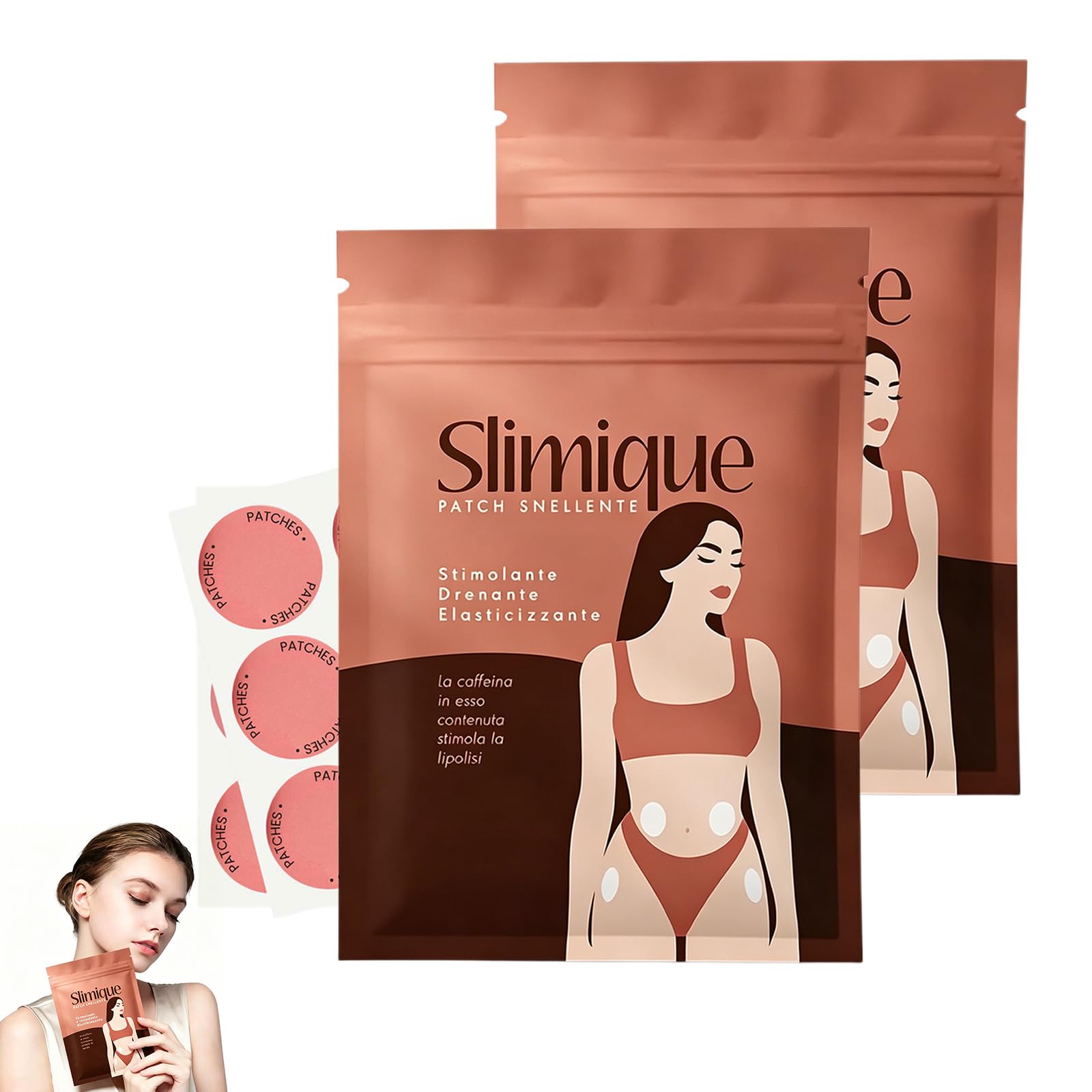 DITU Slimique Cerotti Patch, 2026 Cerotti Efficaci, Ingredienti Naturali, Delicato e non Irritante, per Uomini e Donne, 30 Pezzi (2 scatola)