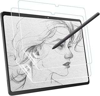 MoKo 2 Pack Paper Screen Protector for Samsung Galaxy Tab S9 Plus 2023/Tab S7 FE 5G/Tab S8 Plus 2022/Tab S7 Plus 12.4",Paper-Feeling Film Writing for S-Pen, Anti-Glare Case-Friendly Film, Matte