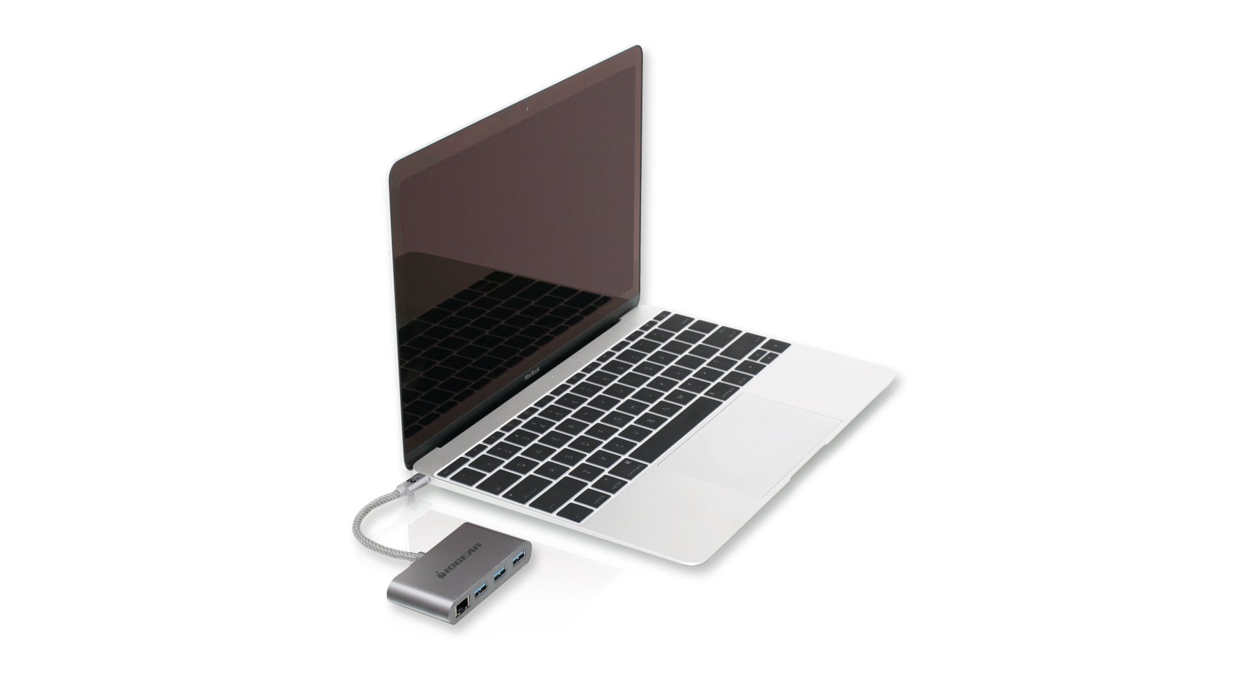 IOGEAR HUB-C Gigalinq USB-C to USB-A Hub with Ethernet Adapter, GUH3C34