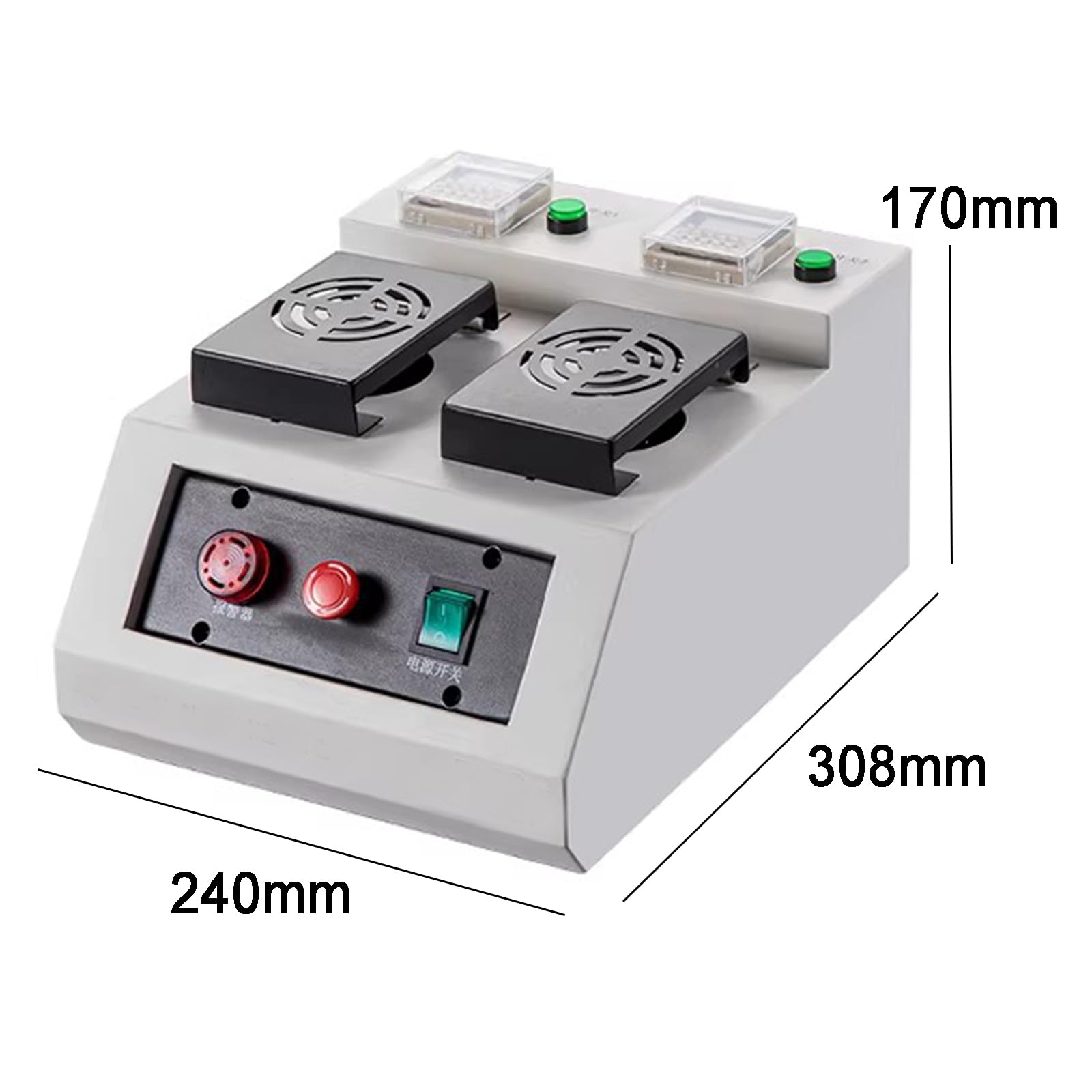 Caja de recalentamiento de pasta de soldadura, máquina de recalentamiento de pegamento SMT con bloqueo temporizado y alarma, control de temperatura para SMT, uso automotriz e industrial