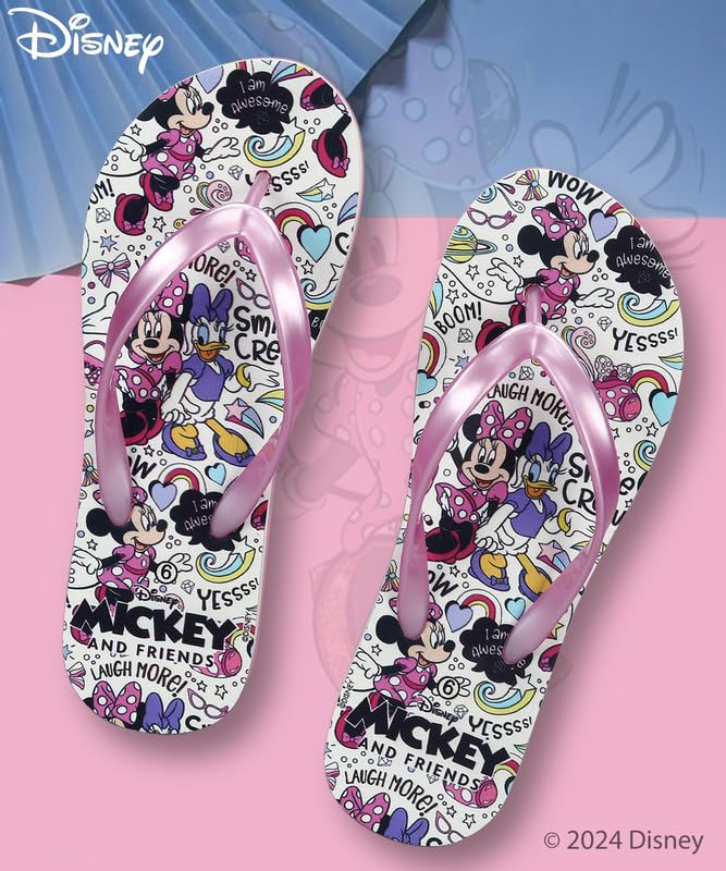 Image of PARAGON DK3743L Women's Pink Slipper Flipflops | Trendy Cushioned Slippers, Stylish and Durable | Perfect for Everyday Casual Wear