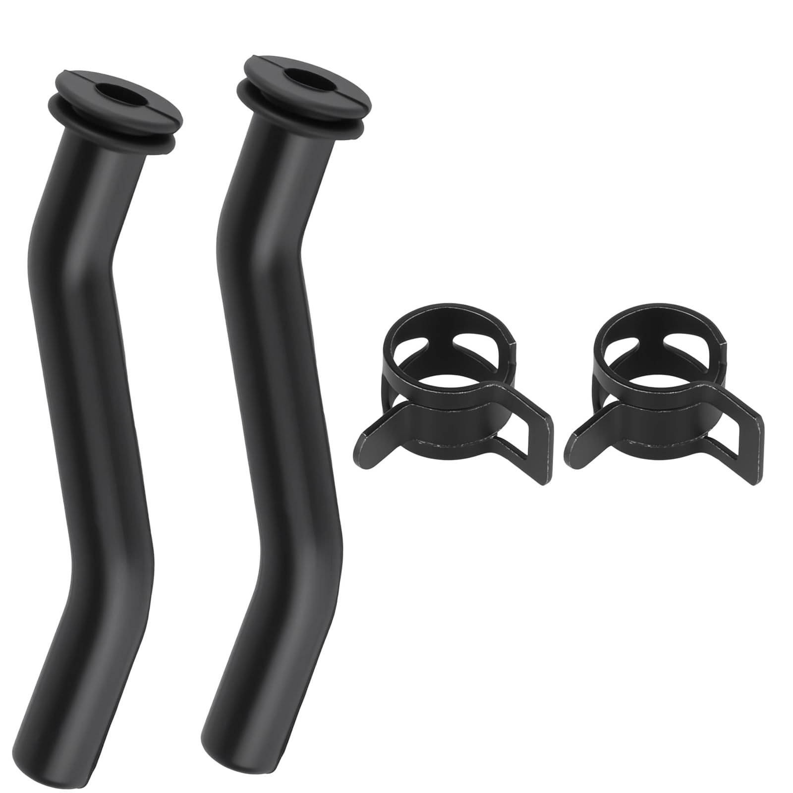 Wgbosmg Multicolor 4Pcs 596163 Replacement Vacuum Hoses And Clamps For D100 E100 Mowers 593998 797408 Rubber Vacuum Hose Hose