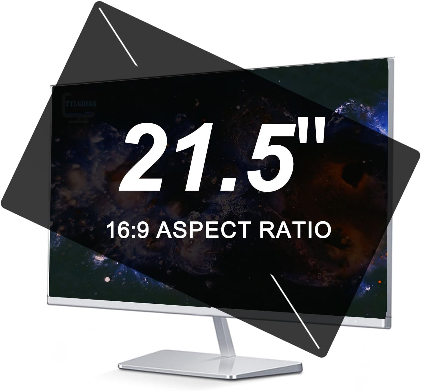 2-Pack 21.5 Inch Privacy Screen for Computer Monitor - 18.74In X 10.59In - 16:9 Widescreen Monitor - Anti Glare Blue Light - Anti-Visibility Privacy Shield,Suitable for Various Brand Monitor