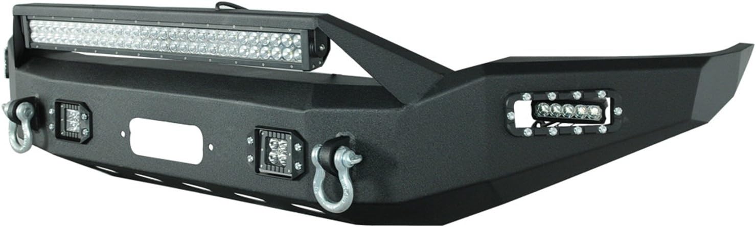 Paramount Automotive Front LED Winch Bumper with LED Light and Winch Plate Fit for 2007-2013 Tundra 57-0406