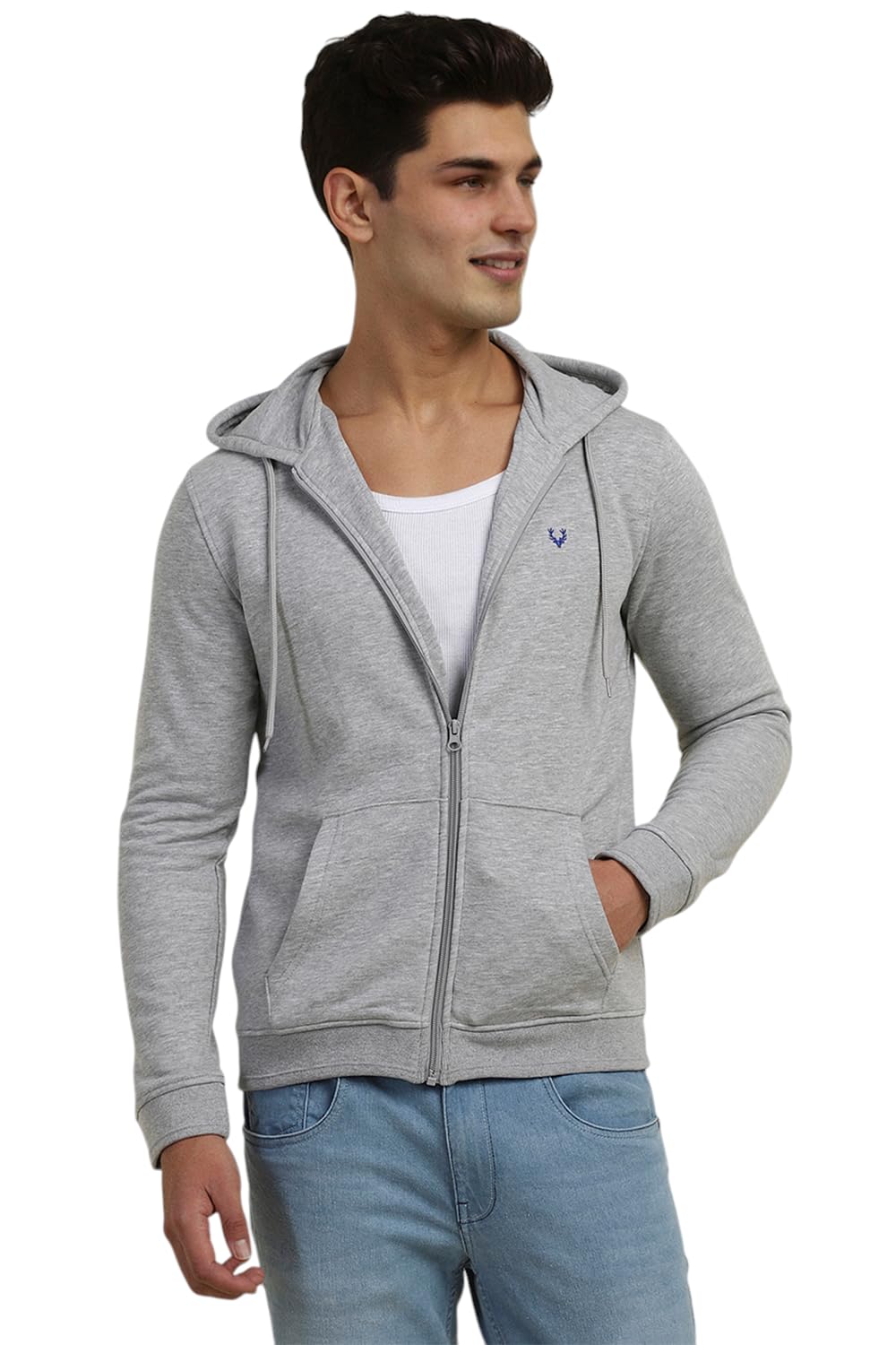 Allen Solly Men Cotton Hooded Neck Sweatshirt-picture-34