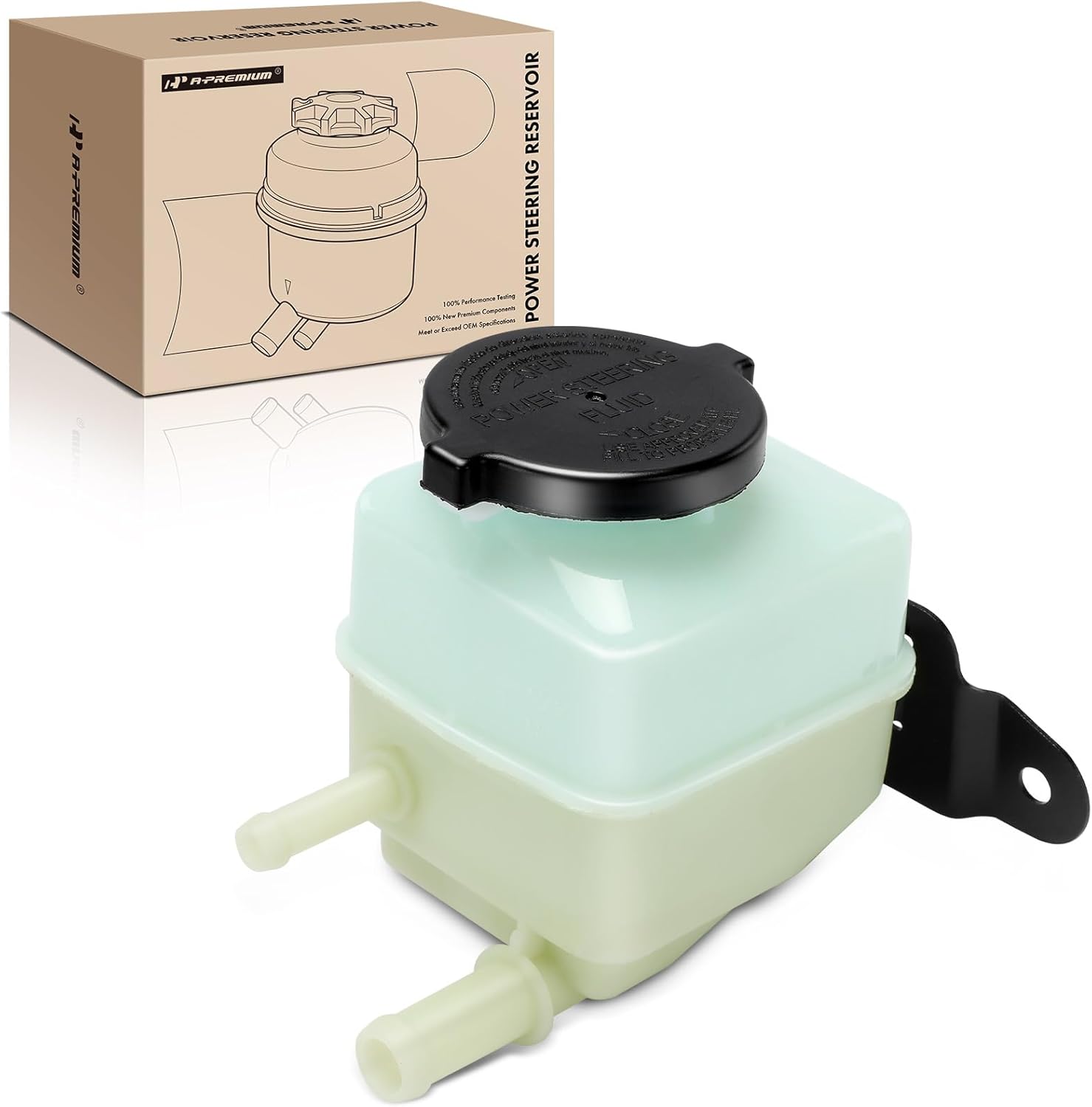 A-Premium Power Steering Reservoir/Tank with Cap & Bracket Compatible with Toyota Sienna 1998 1999 2000 2001 2002 2003, V6 3.0L