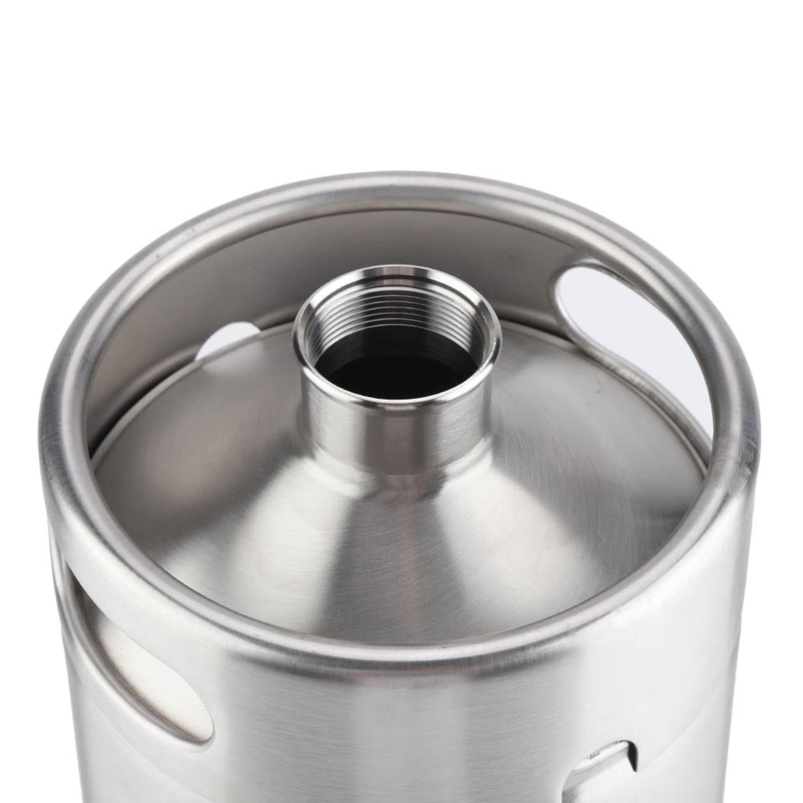 Birra in acciaio inossidabile da 4 litri con coperchio a spirale Fusto per birra fatto in casa resistente alla ruggine per birra, vino, cocktail, stoccaggio, mini fusto di
