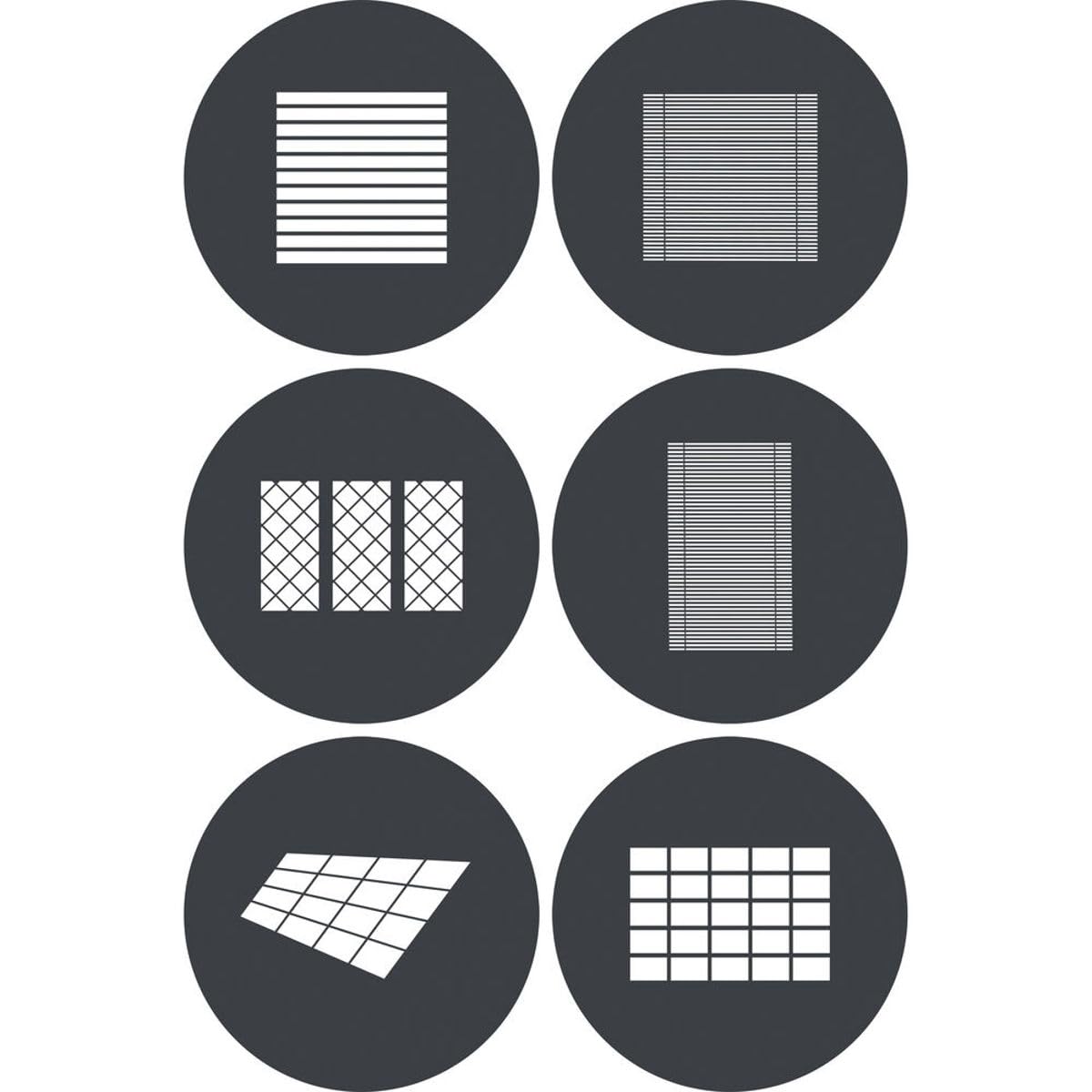 GODOX GOBO Set GP-GS4 pour support spot MG1200BI